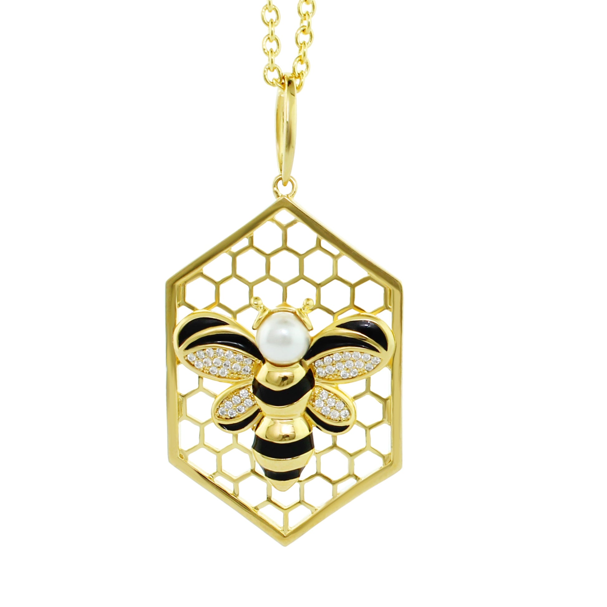 Beehive Necklace